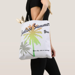 Bolso De Tela Verano interminable - Tote de Personalizable
