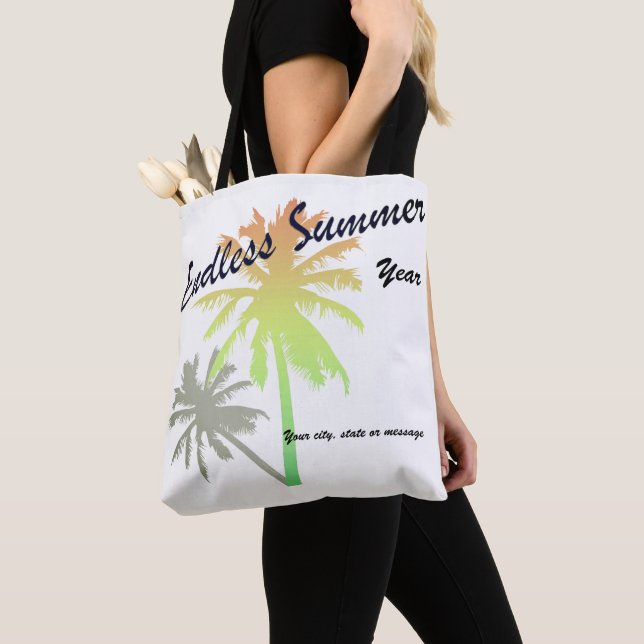 Bolso De Tela Verano interminable - Tote de Personalizable (Detalle)
