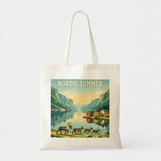 Bolso De Tela Verano Nórdico – Viajes Vintage por Fiordos Escand