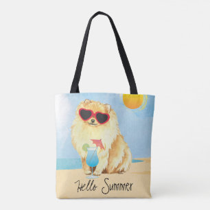 Bolso De Tela Verano Pomeranian