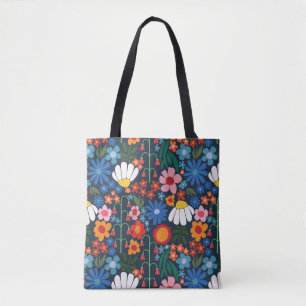 Bolso De Tela Verano retro de los años 60