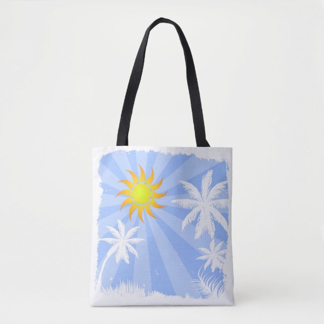 Bolso De Tela Verano tropical (Anverso)
