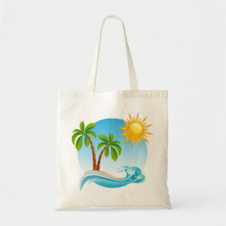Bolso De Tela Verano tropical
