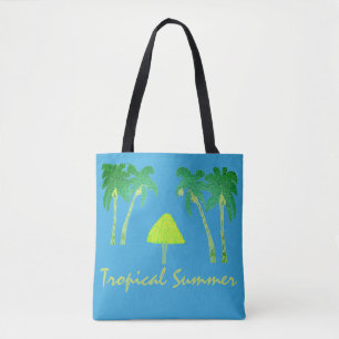 Bolso De Tela Verano tropical