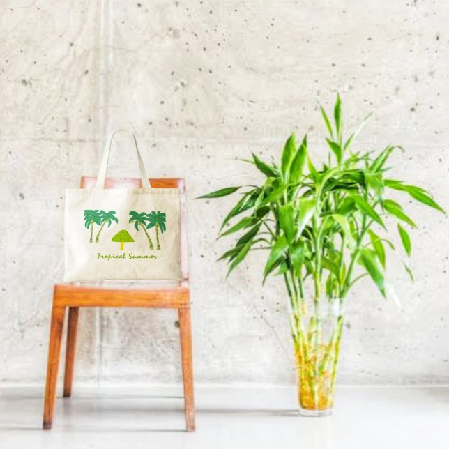 Bolso De Tela Verano Tropical (A fun, summer tote for summer adventures!)