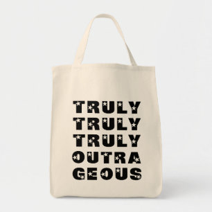 Bolso De Tela Verdaderamente indignante