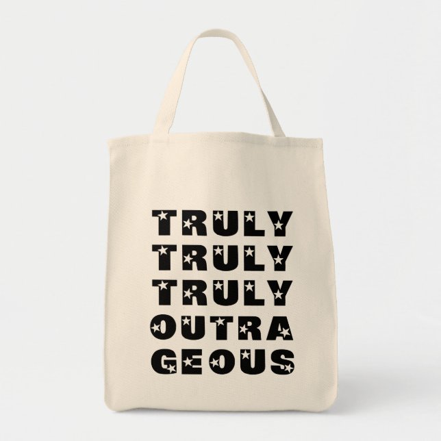 Bolso De Tela Verdaderamente indignante (Frente)