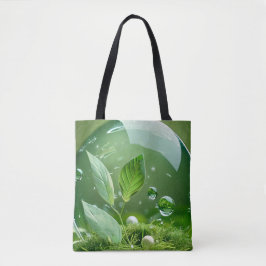 Bolso De Tela Verdant Bubble Harmony