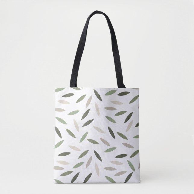 Bolso De Tela Verde  (Anverso)