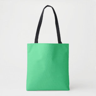 Bolso De Tela verde Android (color sólido)