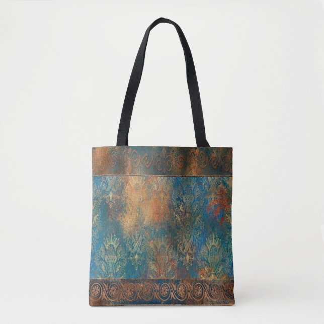 Bolso De Tela Verde azulado de Guay Cooper Patina Turquoise (Anverso)