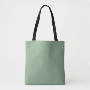 Bolso De Tela Verde curtido.