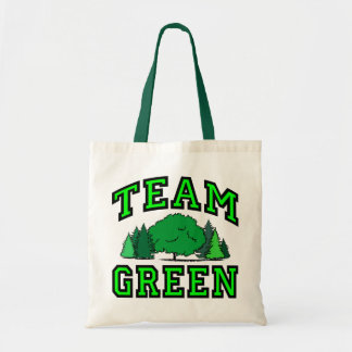 Bolso De Tela Verde del equipo