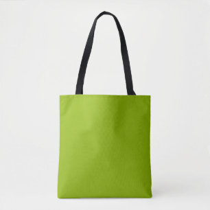 Bolso De Tela verde manzana (color sólido)