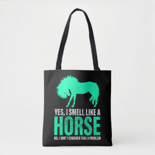 Bolso De Tela Verde Sí, Huelo Como Un Caballo