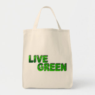Bolso De Tela Verde vivo