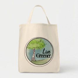 Bolso De Tela Verde vivo