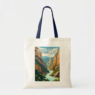 Bolso De Tela Verdon Gorge Francia Viaje al arte Vintage