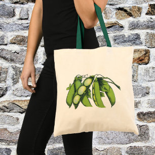 Bolso De Tela Verduras Antiguas; Judías Lima, Alimentos de Granj
