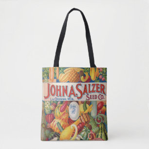 Bolso De Tela Verduras del catálogo de semilla de Salzer del