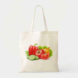Bolso De Tela Verduras frescas