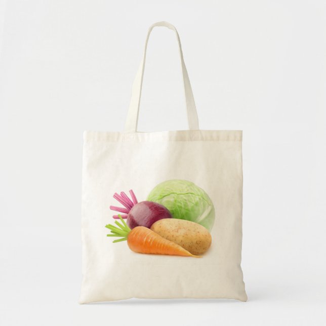 Bolso De Tela Verduras frescas (Frente)