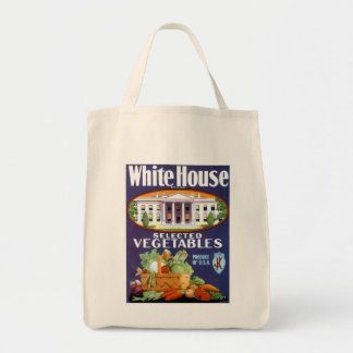 Bolso De Tela Verduras seleccionadas de la Casa Blanca