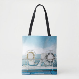 Bolso De Tela Verja de un barco de cruceros