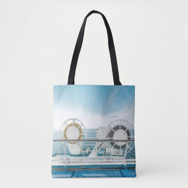 Bolso De Tela Verja de un barco de cruceros (Anverso)