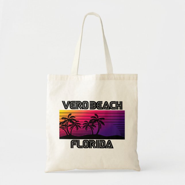 Bolso De Tela Vero Beach Florida (Frente)
