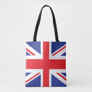 Bolso De Tela Versión ilustrada de la bandera británica