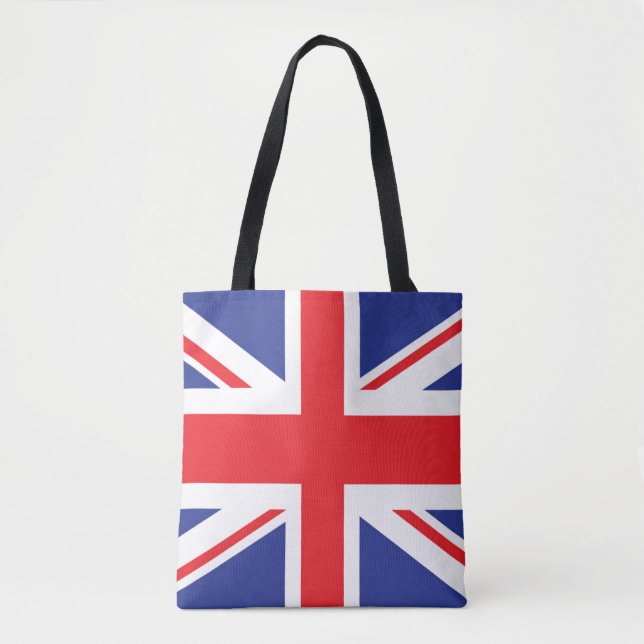 Bolso De Tela Versión ilustrada de la bandera británica (Anverso)