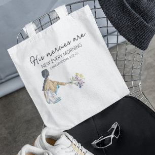 Bolso De Tela Verso de la Biblia cristiana 