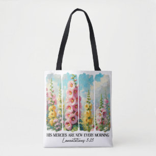 Bolso De Tela Verso de la Biblia Cristiana inspiradora