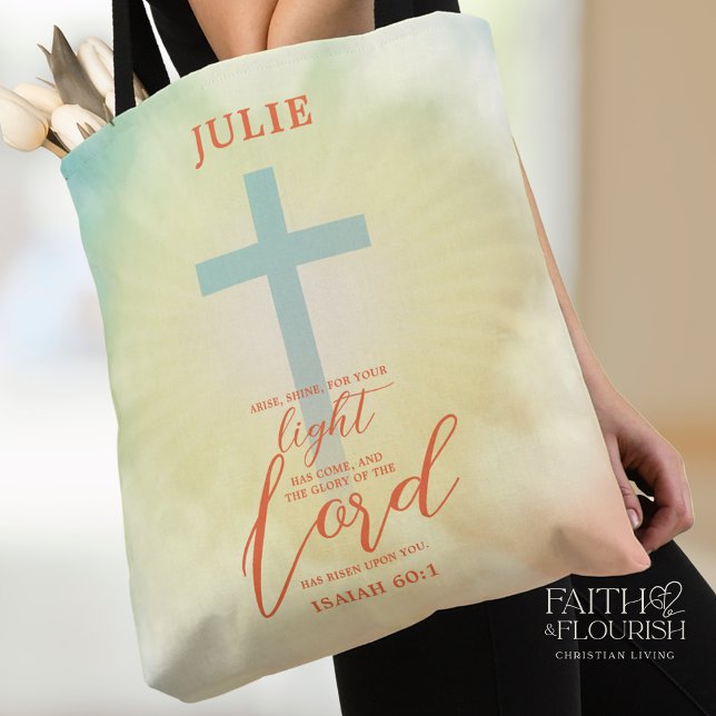 Bolso De Tela Verso de la biblia en tonos ombre (Subido por el creador)