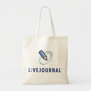 Bolso De Tela Vertical del logotipo de LiveJournal