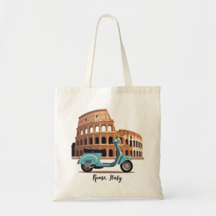 Bolso De Tela Vespa en Roma Italia Coliseo