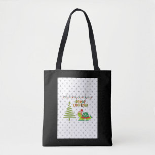 Bolso De Tela Vestido de línea A de tortuga navidades