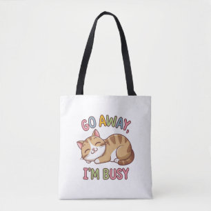 Bolso De Tela Vete, estoy ocupado