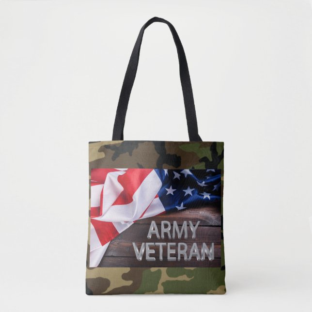 Bolso De Tela Veterano del Ejército Patriótico (Anverso)