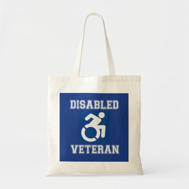 Bolso De Tela Veterano discapacitado (Frente)