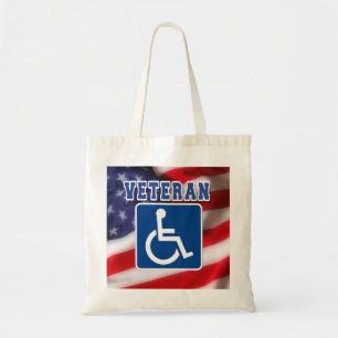 Bolso De Tela Veteranos discapacitados de los Estados Unidos