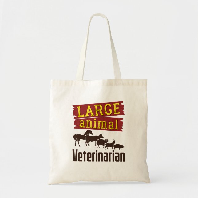 Bolso De Tela Veterinaria de grandes animales (Frente)
