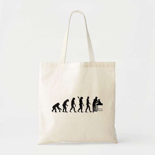 Bolso De Tela Veterinario de la evolución (Frente)