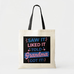 Bolso De Tela Vi Que Le Gustaba Que La Abuela Se Lo Diera Gracio