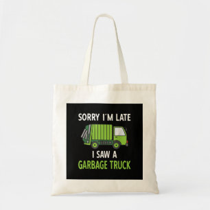 Bolso De Tela Vi un camión de basura reciclando basura