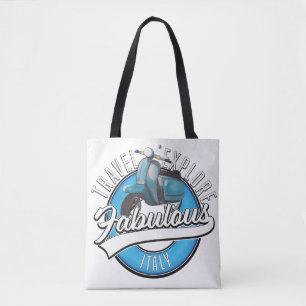 Bolso De Tela Viajar Explorar Italia Fabulosa