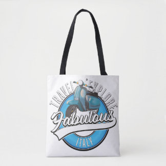 Bolso De Tela Viajar Explorar Italia Fabulosa