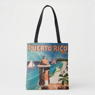 Bolso De Tela Viaje a Puerto Rico