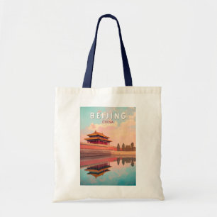 Bolso De Tela Viaje de arte de Ilustracion de China en Pekín